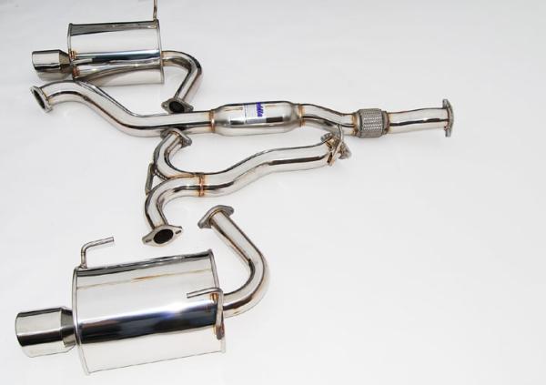 Invidia 08-09 WRX Sedan Q300 Dual Stainless Steel Tip Cat-back Exhaust Invidia Catback  AXOPROS