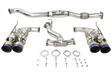 Invidia 08-14 Subaru WRX Hatchback Gemini Single Layer Titanium Tip Cat-back Exhaust Invidia Catback  AXOPROS