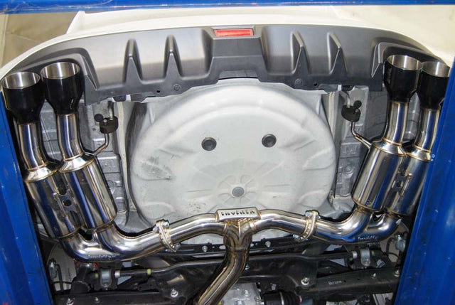 Invidia 2015+ Subaru WRX / STI Gemini/R400 Single Layer Quad Black Tip Cat-Back Exhaust Invidia Catback  AXOPROS