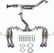 Invidia 2022+ Subaru WRX Gemini Single Layer Quad Titanium Tip Cat-Back Exhaust Invidia Catback  AXOPROS