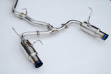 Invidia 2022+ Subaru WRX N1 Twin Outlet Single Layer Tip Cat-Back Exhaust Invidia Catback  AXOPROS