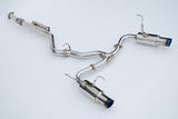 Invidia 2022+ Subaru WRX N1 Twin Outlet Single Layer Tip Cat-Back Exhaust Invidia Catback  AXOPROS