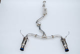 Invidia 2022+ Subaru WRX N1 Twin Outlet Single Layer Tip Cat-Back Exhaust Invidia Catback  AXOPROS