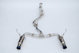 Invidia 2022+ Subaru WRX N1 Twin Outlet Single Layer Tip Cat-Back Exhaust Invidia Catback  AXOPROS