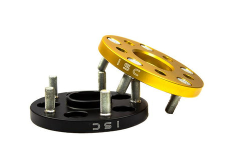ISC Suspension 5x100 Hub Centric Wheel Spacers 15mm Black (Pair) ISC Suspension Wheel Spacers & Adapters  AXOPROS