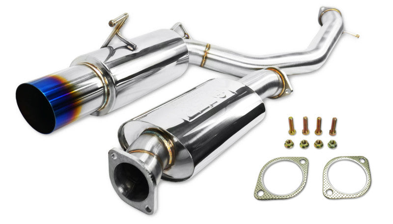 ISR Performance GT Single Exhaust With Burnt Tip - Nissan 370Z ISR Performance Catback  AXOPROS