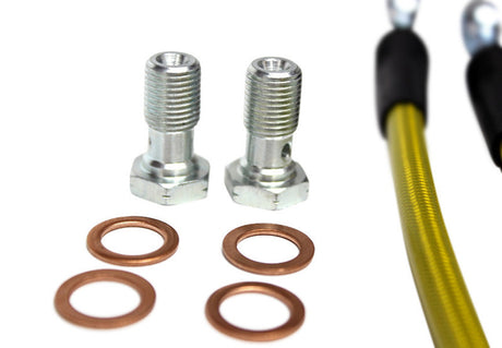 ISR Performance Stainless Steel Front Brake Lines - Nissan 240sx (S13/S14) ISR Performance Brake Line Kits  AXOPROS