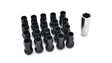 ISR Performance Steel 50mm Open Ended Lug Nuts M12x1.25 - Black ISR Performance Lug Nuts  AXOPROS