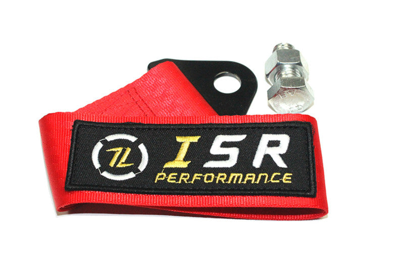 ISR Performance Universal Racing Tow Strap - Red ISR Performance Tow Straps  AXOPROS
