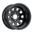 ITP Delta Steel 12x7 / 4x110 BP / 2+5 Offset Black Wheel ITP Wheels - Cast  AXOPROS