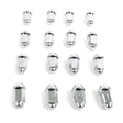 ITP Lug Nuts (Box) - 10mm Taper / 14mm Head - Chrome ITP Lug Nuts  AXOPROS