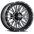 ITP Momentum 14x7 / 4x156 BP / 30mm Offset Black w/ Milled Accents Wheel ITP Wheels - Cast  AXOPROS