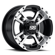 ITP SS 112 10x5 / 4x156 BP / 3+2 Offset Machined Wheel ITP Wheels - Cast  AXOPROS