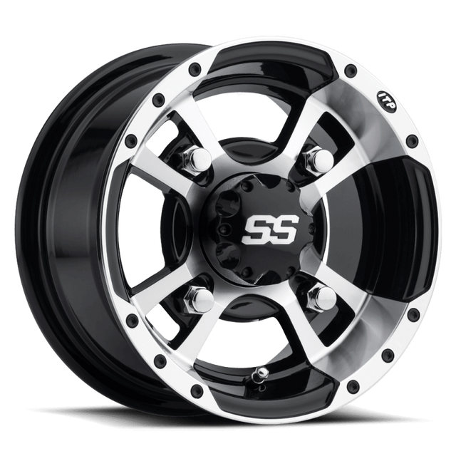 ITP SS 112 10x5 / 4x156 BP / 3+2 Offset Machined Wheel ITP Wheels - Cast  AXOPROS