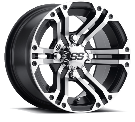 ITP SS 212 12x7 / 4x110 BP / 5+2 Offset Machined Wheel ITP Wheels - Cast  AXOPROS