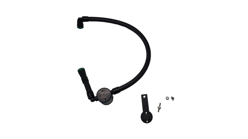 J&L 16-24 Dodge Durango / Jeep Grand Cherokee 3.6L Oil Separator 3.0 Passenger Side - Black Anod J&L Oil Separators  AXOPROS