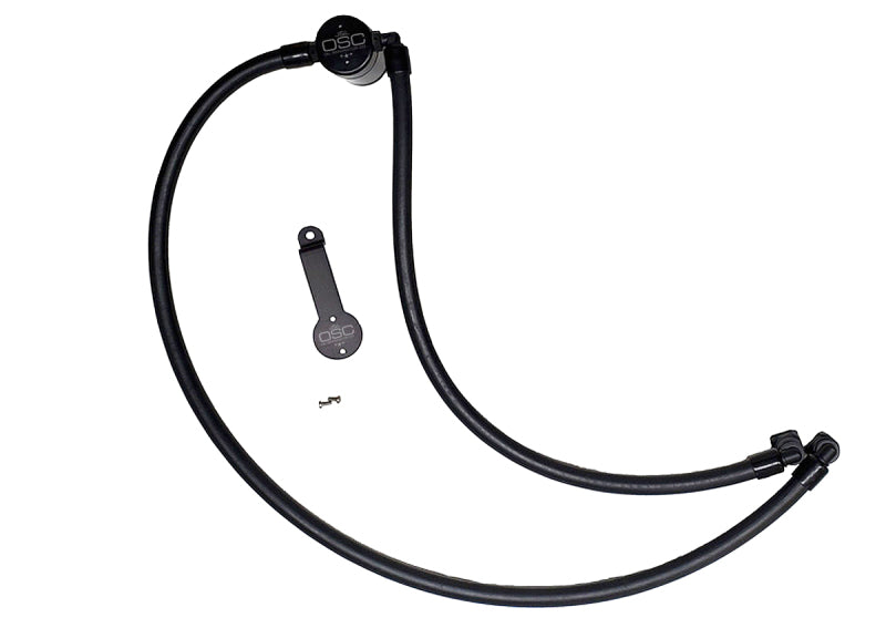 J&L 20-24 Jeep Wrangler 2.0L Driver Side Oil Separator 3.0 - Black Anodized J&L Oil Separators  AXOPROS