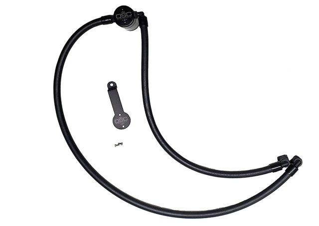 J&L 20-24 Jeep Wrangler 2.0L Driver Side Oil Separator 3.0 - Black Anodized J&L Oil Separators  AXOPROS