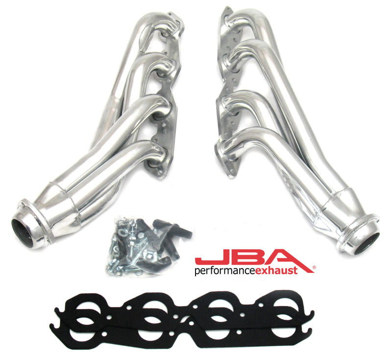 JBA 01-03 Gm Truck 8.1L BBC w/o EGR/A.I.R. 1-3/4in Primary Silver Ctd Cat4Ward Header JBA Headers & Manifolds  AXOPROS