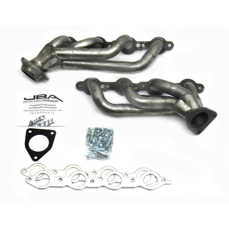 JBA 02-13 GM Truck 4.8L/5.3L LS Raw 409 Cat4Ward Header JBA Headers & Manifolds  AXOPROS