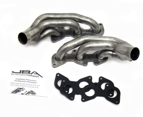 JBA 03-09 Toyota 4.0L V6 w/o A.I.R. 1-1/2in Primary Raw 409SS Cat4Ward Header JBA Headers & Manifolds  AXOPROS