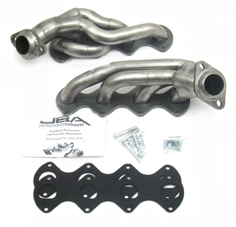 JBA 04-10 Ford F-Series 5.4L 3V 1-5/8in Primary Raw 409SS Cat4Ward Header JBA Headers & Manifolds  AXOPROS