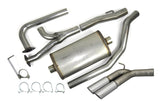 JBA 04-20 Nissan Titan 5.6L 409SS Pass Side Dual Exit Cat-Back Exhaust JBA Catback  AXOPROS