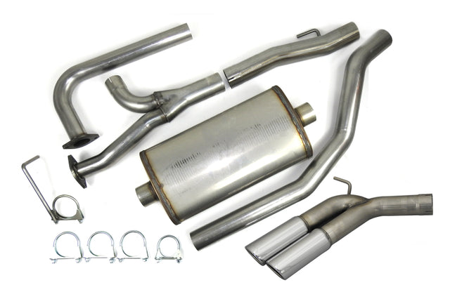 JBA 04-20 Nissan Titan 5.6L 409SS Pass Side Dual Exit Cat-Back Exhaust JBA Catback  AXOPROS