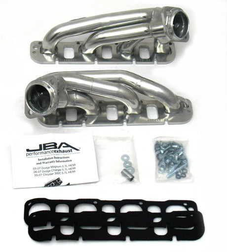 JBA 09-20 Chrysler 5.7L HEMI 1-3/4in Primary Silver Ctd Cat4Ward Header JBA Headers & Manifolds  AXOPROS