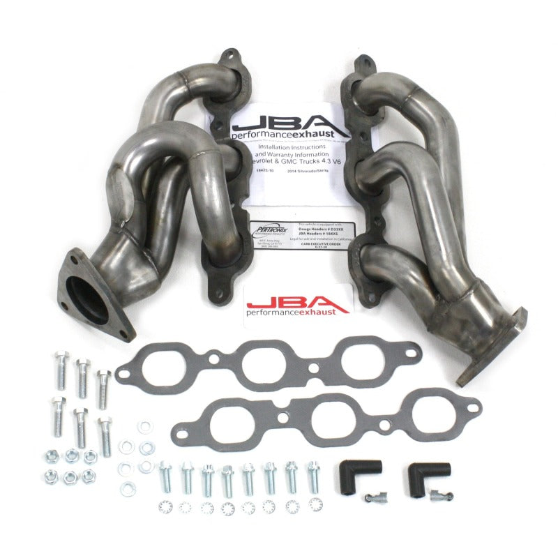 JBA 14-20 GM Truck 4.3L V6 1-5/8in Primary Raw 409SS Cat4Ward Header JBA Headers & Manifolds  AXOPROS
