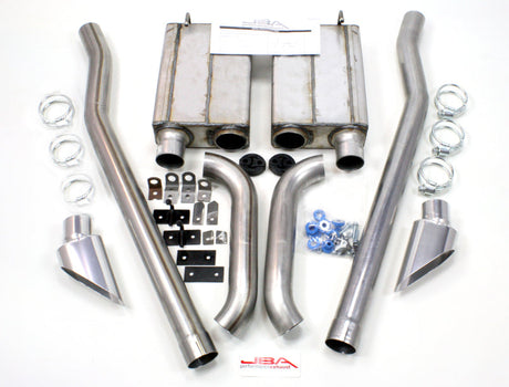 JBA 65-70 Ford Mustang 260-428 409SS Eleanor Style Dual Side Header Back Exhaust JBA Header Back  AXOPROS