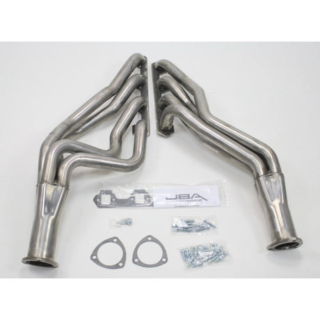 JBA 65-73 Ford Mustang 260-302 SBF 4 Speed C4/C6/AOD 1-3/4in Primary Raw 409SS Long Tube Header JBA Headers & Manifolds  AXOPROS