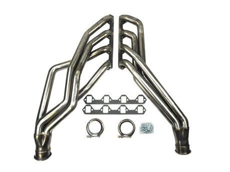 JBA 65-73 Ford Mustang 351W SBF 1-3/4in Primary Raw 409SS Long Tube Header JBA Headers & Manifolds  AXOPROS