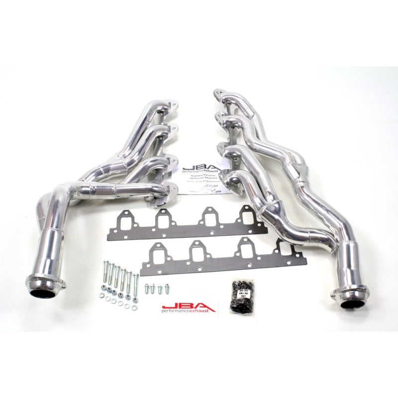 JBA 67-70 Ford Mustang 390-428 FE 1-3/4in-2-1/2in Primary Silver Ctd Tri Y Header JBA Headers & Manifolds  AXOPROS