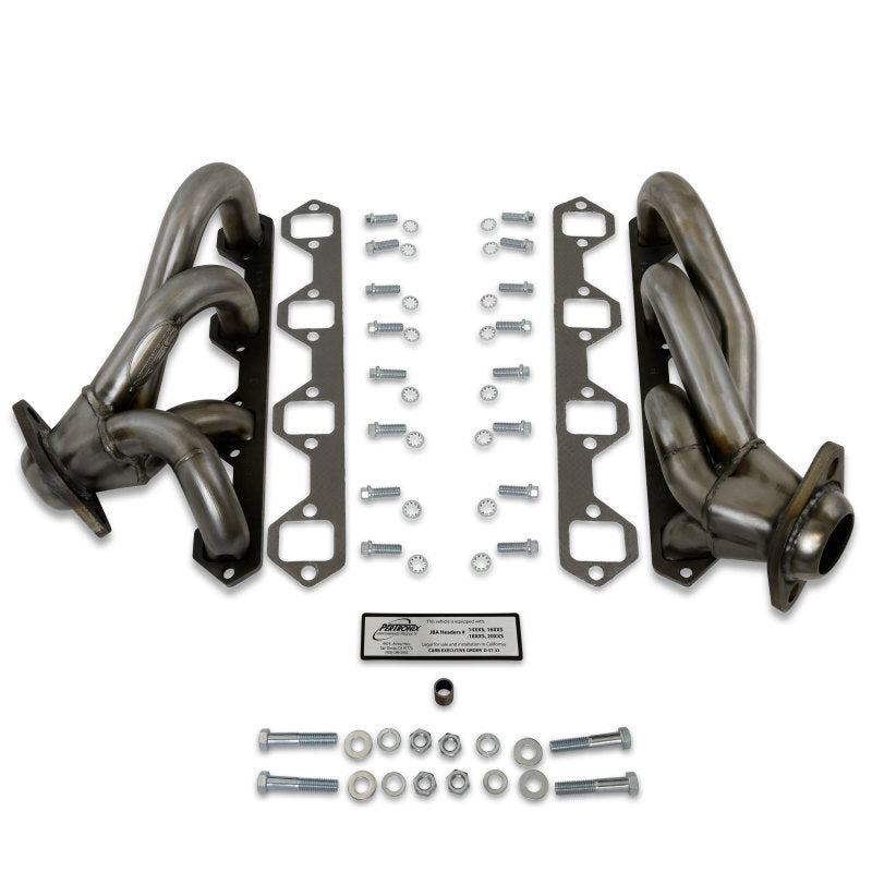 JBA 87-95 Ford F-150 5.0L SBF 1-1/2in Primary Raw 409SS Cat4Ward Header JBA Headers & Manifolds  AXOPROS
