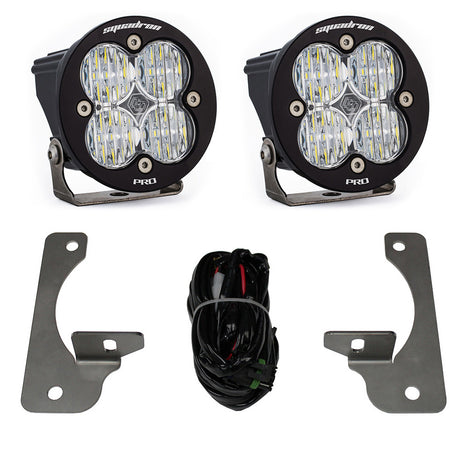 Jeep JK Squadron-R Pro Fog Pocket Light Kit Baja Designs Fog Light Kit  AXOPROS