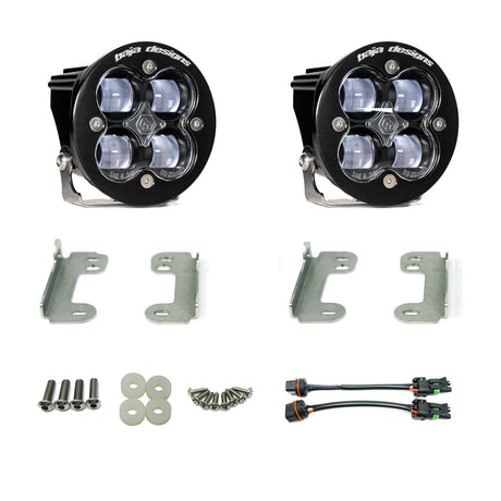 Jeep JK Squadron-R SAE Fog Pocket Light Kit Baja Designs Fog Light Kit  AXOPROS