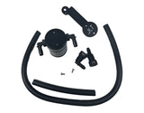 J&L 05-10 Ford Mustang GT/Bullitt/Saleen Passenger Side Oil Separator 3.0 - Black Anodized J&L Oil Separators  AXOPROS