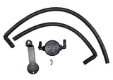 J&L 05-24 Toyota 4Runner 4.0L Driver Side Oil Separator 3.0 - Black Anodized J&L Oil Separators  AXOPROS