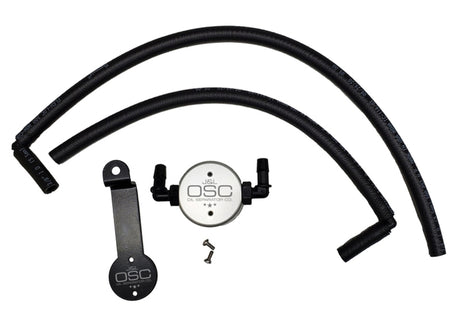 J&L 05-24 Toyota 4Runner 4.0L Driver Side Oil Separator 3.0 - Clear Anodized J&L Oil Separators  AXOPROS