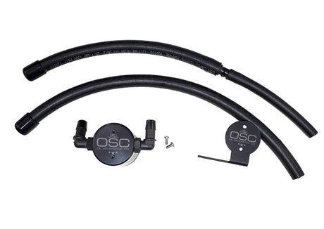 J&L 07-21 Toyota Tundra 5.7L Driver Side Oil Separator 3.0 - Black Anodized J&L Oil Separators  AXOPROS