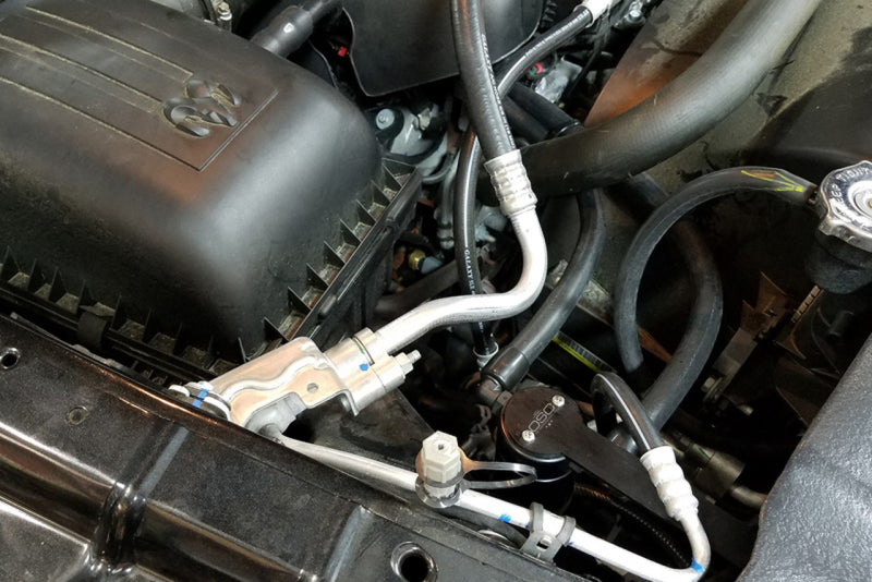 J&L 09-18 Ram 1500 5.7L Passenger Side Oil Separator 3.0 - Black Anodized J&L Oil Separators  AXOPROS