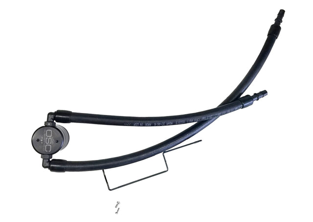 J&L 11-25 Jeep Grand Cherokee 5.7L Passenger Side Oil Separator 3.0 - Black Anodized J&L Oil Separators  AXOPROS