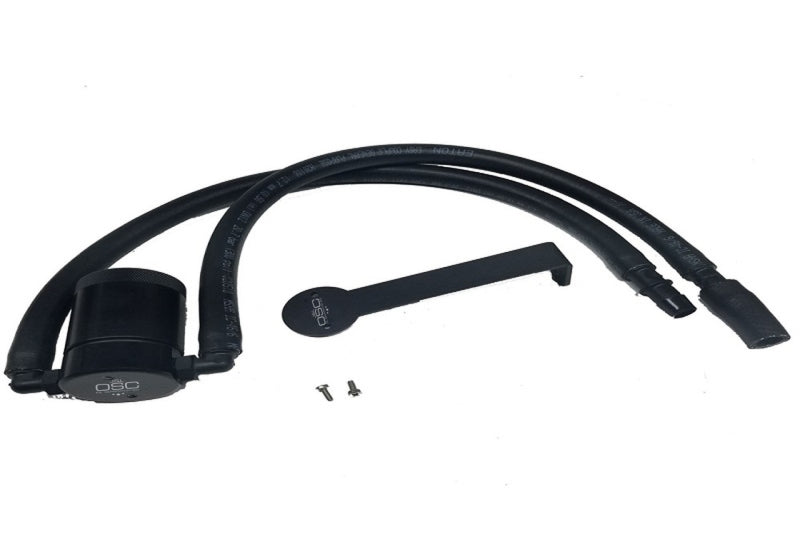 J&L 12-17 Jeep Wrangler JK 3.6L Passenger Side Oil Separator 3.0 - Black Anodized J&L Oil Separators  AXOPROS