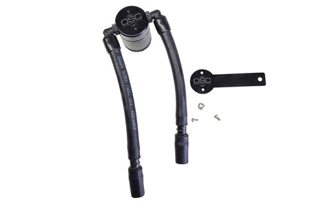 J&L 13-19 Ford Fusion 1.5L EcoBoost Oil Separator 3.0 Passenger Side - Black Anodized J&L Oil Separators  AXOPROS
