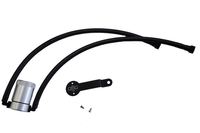 J&L 14-18 Chevy/GM Truck/SUV 5.3L V8 Driver Side Oil Separator 3.0 - Clear Anodized J&L Oil Separators  AXOPROS