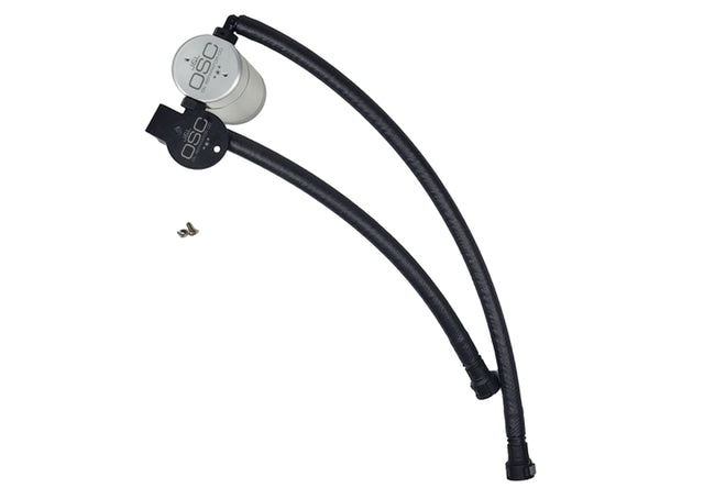 J&L 14-19 Chevrolet Corvette LT1 6.2L Driver Side Oil Separator 3.0 - Clear Anodized J&L Oil Separators  AXOPROS