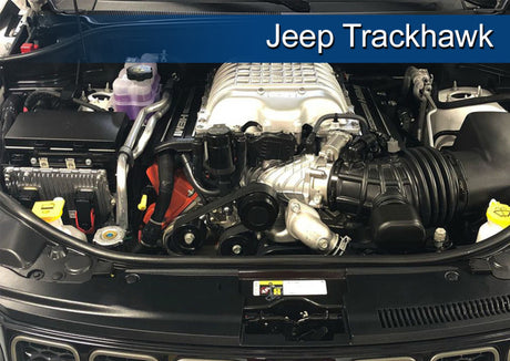 J&L 15-25 Dodge Hellcat/Demon 6.2L Hemi Passenger Side Oil Separator 3.0 - Black Anodized J&L Oil Separators  AXOPROS