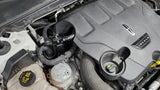 J&L 17-20 Lincoln Continental/MKZ 3.0L EcoBoost Passenger Side Oil Separator 3.0 - Black Anodized J&L Oil Separators  AXOPROS