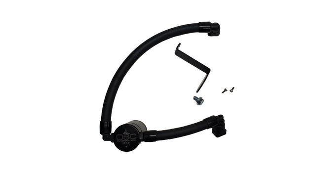 J&L 17-20 Lincoln Continental/MKZ 3.0L EcoBoost Passenger Side Oil Separator 3.0 - Black Anodized J&L Oil Separators  AXOPROS